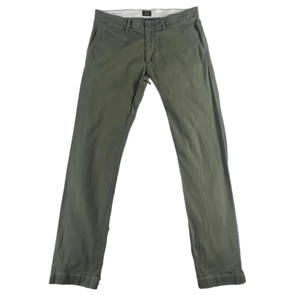 J. Crew Mens Pants Stretch Green size 31 - 10677